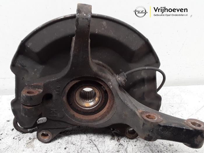 Knuckle, front left from a Opel Agila (B) 1.2 16V LPG 2010