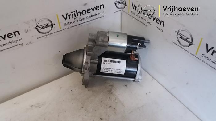 Used Starter Opel Corsa E 1.4 16V Bi-Fuel Price € 20,00 Margin scheme offered by Autodemontage Vrijhoeven B.V.