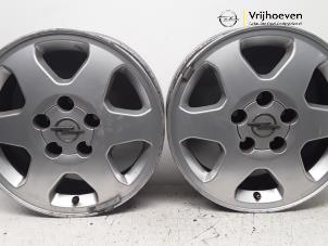 Used Set of wheels Opel Zafira (F75) 1.6 16V Price € 80,00 Margin scheme offered by Autodemontage Vrijhoeven B.V.