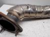 Exhaust front section from a Opel Astra K 1.0 SIDI Turbo 12V 2017