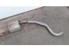 Exhaust middle silencer from a Opel Corsa E 1.4 Turbo 16V 2015