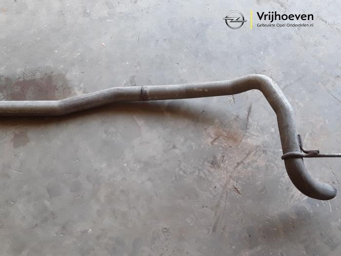 Exhaust (complete) from a Opel Astra K 1.6 CDTI 110 16V 2016