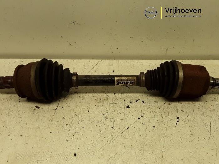 Front drive shaft, left from a Opel Astra J GTC (PD2/PF2) 1.4 Turbo 16V ecoFLEX 140 2014