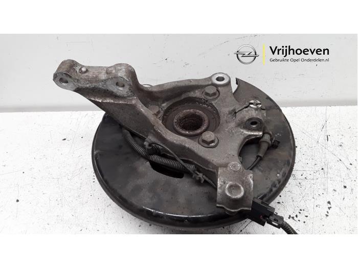 Knuckle, front left from a Opel Insignia 2.0 CDTI 16V 130 Ecotec 2010