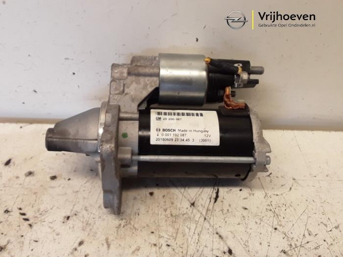 Gebrauchte Anlasser Opel Corsa E 1.4 16V Preis € 20,00 Margenregelung angeboten von Autodemontage Vrijhoeven B.V.