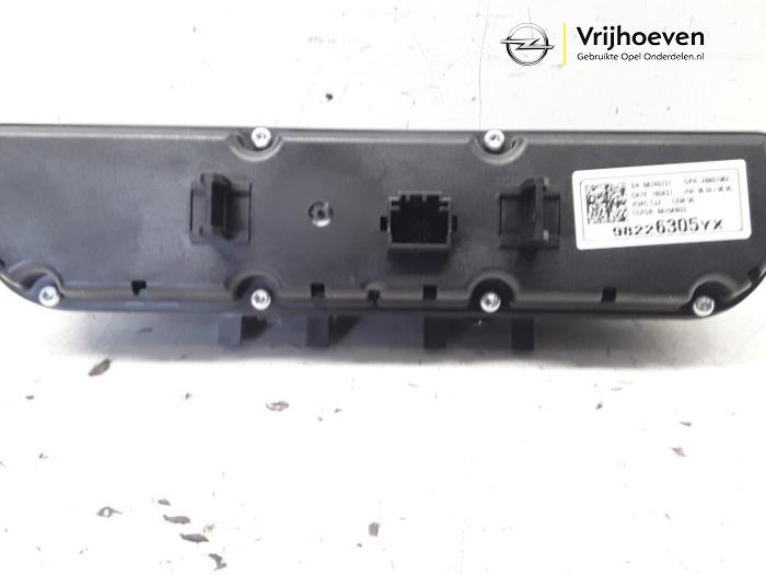 Heater control panel Opel Crossland/Crossland X 1.2 12V Euro 6 39149587