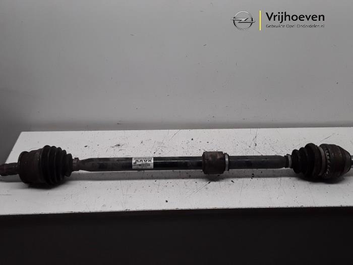 Front drive shaft, right from a Opel Zafira Tourer (P12) 1.4 Turbo 16V EcoFLEX 2017