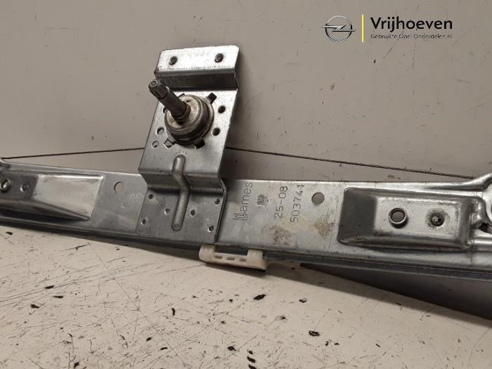 Rear door window mechanism 4-door, left Opel Corsa D 1.4 16V Twinport ...