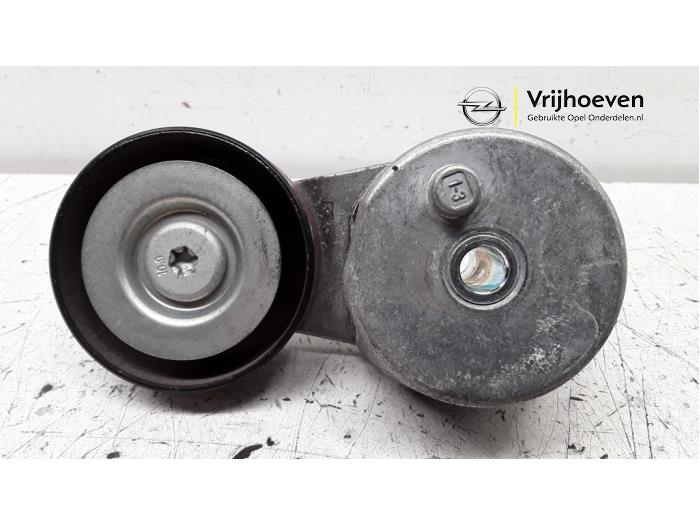Drive belt tensioner from a Opel Astra K 1.4 Turbo 16V 2016