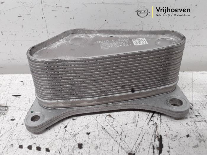 Oil cooler from a Opel Astra K 1.4 Turbo 16V 2015