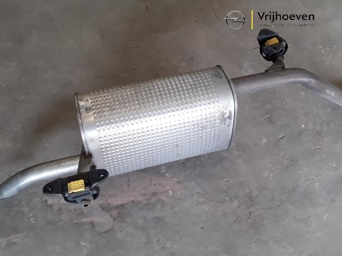 Exhaust (complete) from a Vauxhall Crossland X/Crossland 1.2 12V 2018