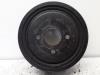 Rear brake drum from a Opel Astra 2002