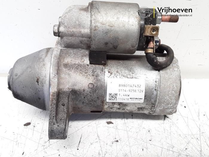 Used Starter Opel Meriva (B) 1.7 CDTI 16V Price € 25,00 Margin scheme offered by Autodemontage Vrijhoeven B.V.