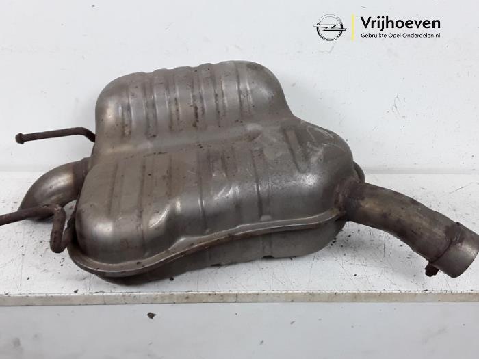Exhaust rear silencer from a Opel Vectra C GTS 1.9 CDTI 120 2005