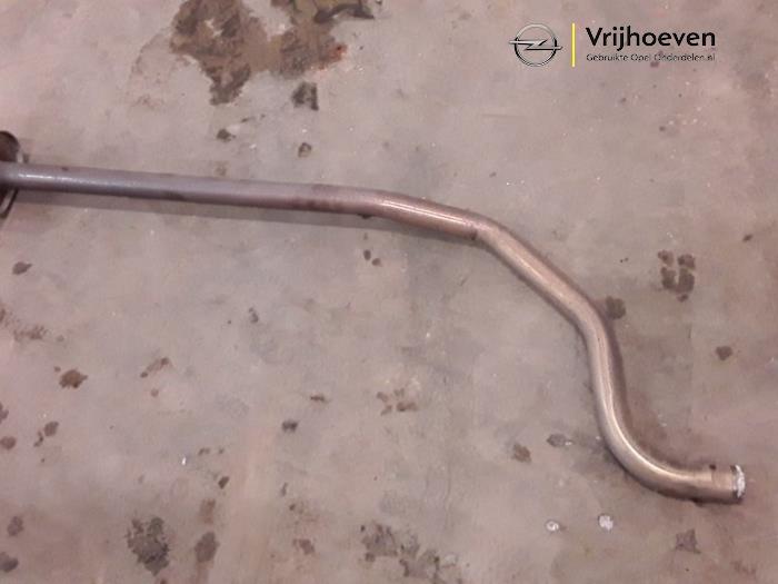 Exhaust middle section from a Opel Corsa E 1.4 16V 2018