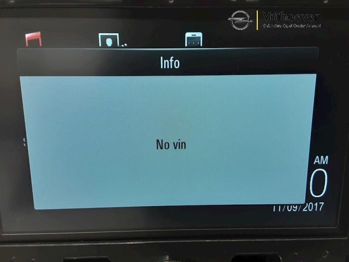Système navigation d'un Opel Mokka X 1.4 Turbo 16V 2017