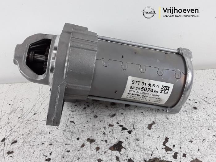 Gebrauchte Anlasser Opel Crossland (X) 1.2 Turbo 12V Preis € 25,00 Margenregelung angeboten von Autodemontage Vrijhoeven B.V.
