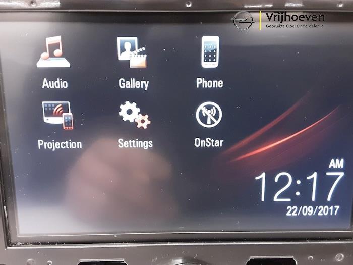 Module radio d'un Opel Mokka X 1.4 Turbo 16V 2017