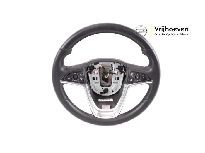 Steering wheel from a Opel Zafira Tourer (P12) 1.6 CDTI 16V ecoFLEX 136 2013