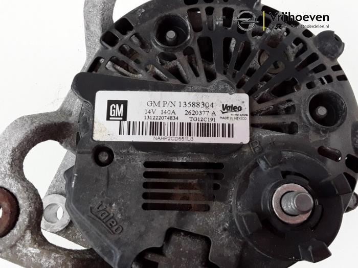 Dynamo d'un Vauxhall Mokka/Mokka X 1.6 16V EcoFlex 4x2 2014