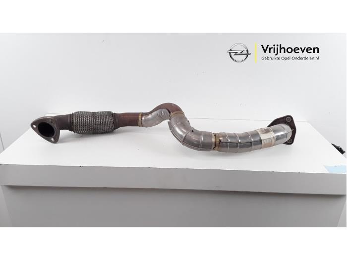 Used Exhaust front section Opel Astra K 1.0 SIDI Turbo 12V Price € 60,00 Margin scheme offered by Autodemontage Vrijhoeven B.V.