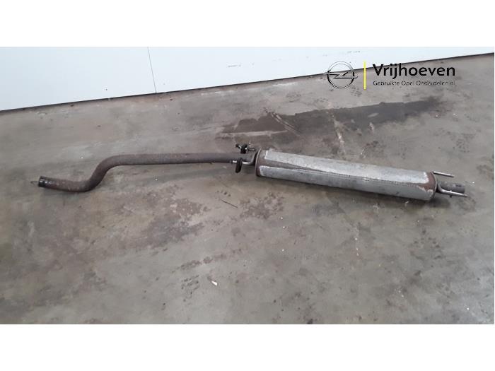 Exhaust middle silencer from a Opel Astra 2007