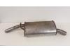 Echappement silencieux arrière d'un Opel Corsa A, 1982 / 1993 1.4 i City,Swing,GL,Joy Kat., Berline avec hayon arrière, Essence, 1.389cc, 44kW (60pk), FWD, C14NZ, 1990-01 / 1993-03 1990