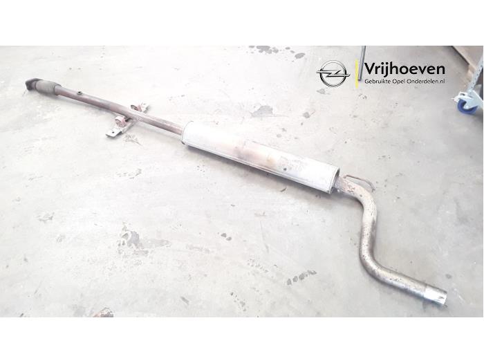 Exhaust middle silencer from a Opel Meriva 1.4 Turbo 16V ecoFLEX 2012