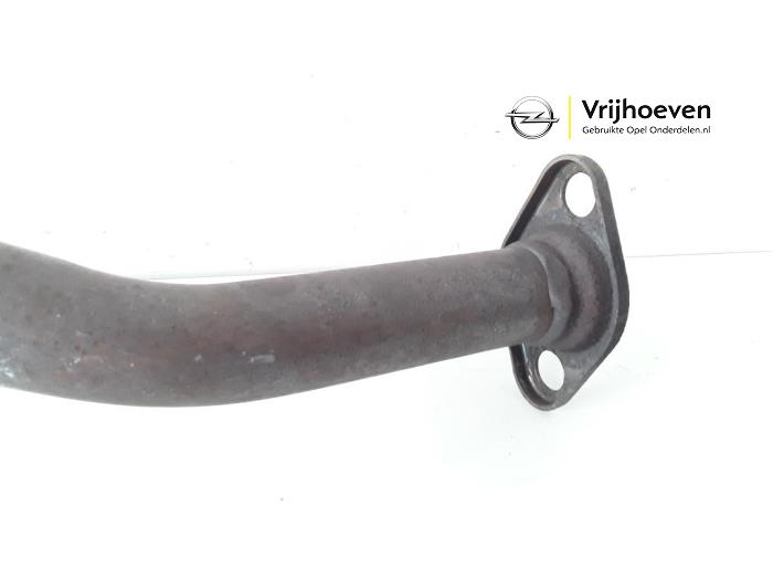 Exhaust front section from a Opel Agila (B) 1.0 12V 2012