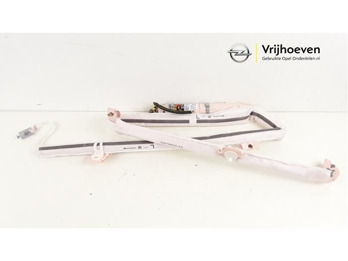 Roof curtain airbag, left from a Opel Astra K 1.0 Turbo 12V 2016