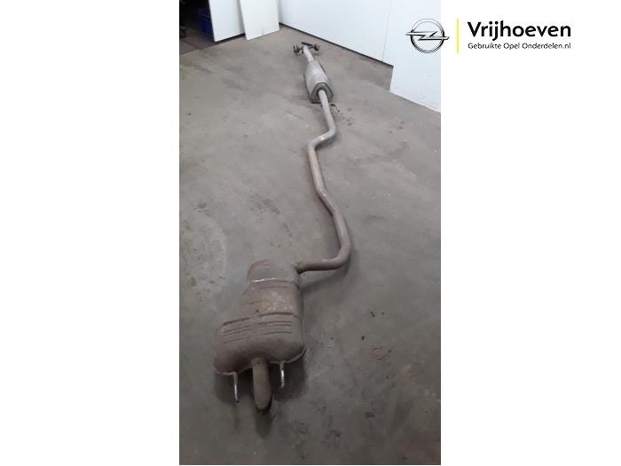 Exhaust (complete) from a Opel Astra K Sports Tourer 1.4 16V 2017
