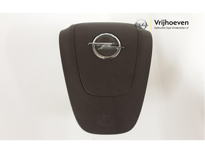 Left airbag (steering wheel) from a Opel Insignia Sports Tourer 2.0 CDTI 16V 160 Ecotec 2011