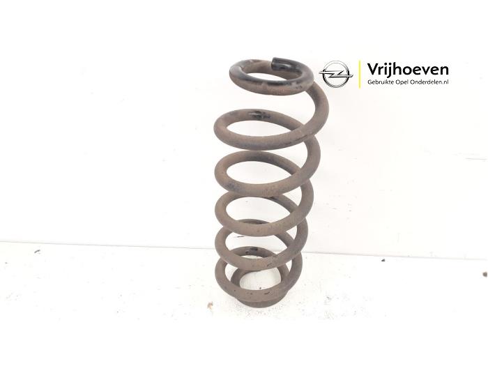 Rear coil spring from a Opel Astra K Sports Tourer 1.0 Turbo 12V 2017