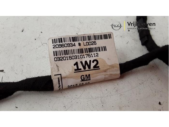 Mazo de cables de un Opel Zafira Tourer (P12) 1.8 16V Ecotec LPG 2015