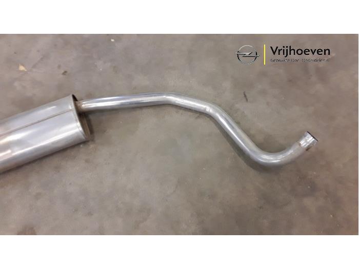 Exhaust middle silencer from a Opel Adam 1.2 16V 2019