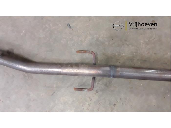 Exhaust (complete) from a Opel Corsa E 1.4 16V 2019