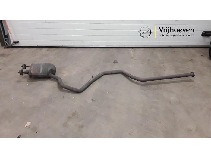 Exhaust rear silencer from a Opel Insignia Sports Tourer 2.0 CDTI 16V 160 Ecotec 2011