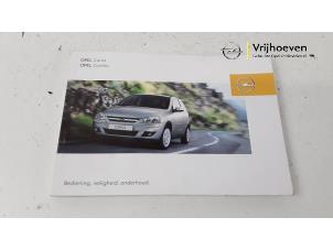 Used Instruction Booklet Opel Corsa C (F08/68) 1.4 16V Price € 10,00 Margin scheme offered by Autodemontage Vrijhoeven B.V.