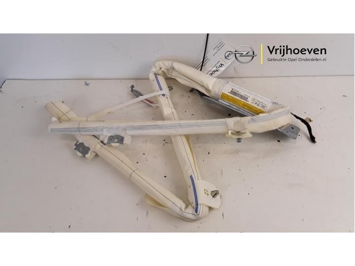 Roof curtain airbag, left from a Opel Meriva 1.4 Turbo 16V ecoFLEX 2012