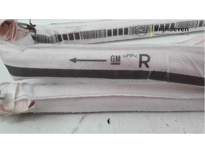 Roof curtain airbag, right from a Opel Astra K Sports Tourer 1.0 Turbo 12V 2018