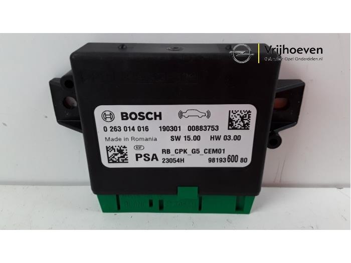Begagnade PDC-modul Opel Grandland (X) 1.2 Turbo 12V Pris € 30,00 Marginaltabell erbjuds av Autodemontage Vrijhoeven B.V.