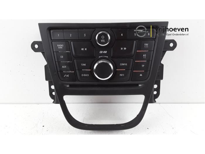 Panel de control de radio de un Vauxhall Mokka/Mokka X 1.4 Turbo 16V 4x2 2015