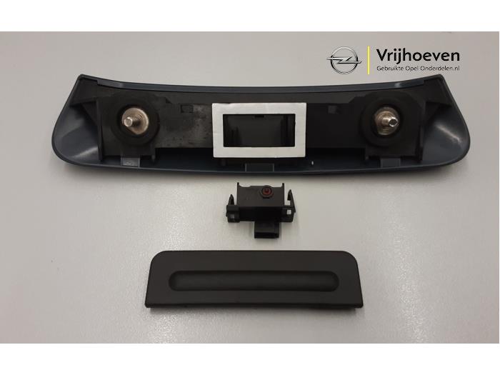 Tailgate handle from a Opel Corsa D 1.2 ecoFLEX 2011