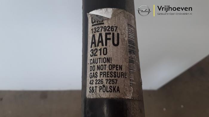 Rear shock absorber, left from a Opel Astra J Sports Tourer (PD8/PE8/PF8) 1.3 CDTI 16V ecoFlex 2011