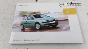 Used Instruction Booklet Opel Corsa C (F08/68) 1.4 16V Price € 10,00 Margin scheme offered by Autodemontage Vrijhoeven B.V.