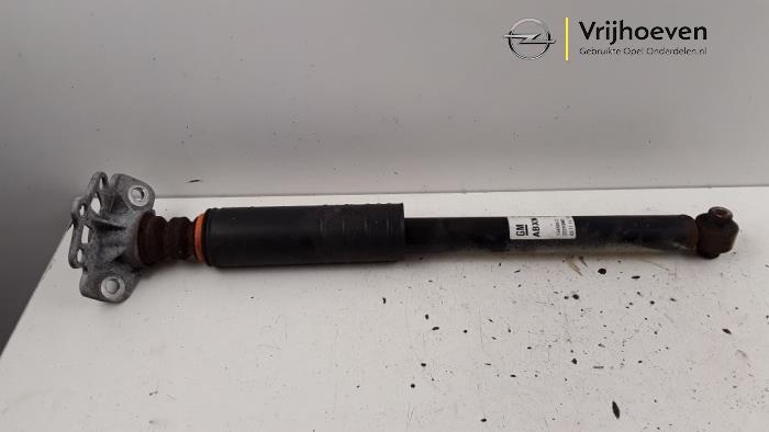 Rear shock absorber, left from a Opel Adam 1.0 Ecotec 12V SIDI Turbo 2014
