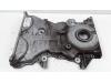 Timing cover from a Opel Astra K, 2015 / 2022 1.0 SIDI Turbo 12V, Hatchback, 4-dr, Petrol, 999cc, 77kW (105pk), FWD, B10XFL, 2015-06 / 2022-12 2017