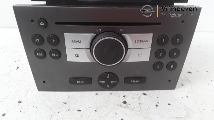 Opel Meriva Radio Code Eingeben Cdr 2005 Radio CD player Opel Meriva 1.6 16V - 13242079 BLAUPUNKT