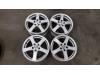 Set of wheels from a Opel Astra