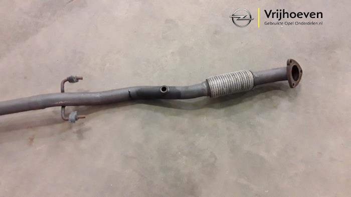 Exhaust middle section from a Opel Corsa E 1.4 16V 2019